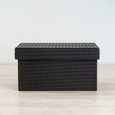 Hand-woven Hugo storage box with minimalist design for organizing jewelry and small essentials