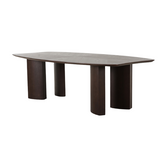 Ankara Dining Table with dark ash veneer finish and clean modern lines, seating 8 to 10 people