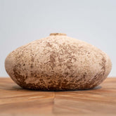 Capri Smokey Terracotta Large Vase with natural earth tones and textured finish, perfect for indoor or covered outdoor décor