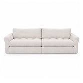 Haven 3 seater sofa in creamy premium fabric with a modern design