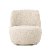 Lars Swivel Chair in durable fabric with modern compact design, smooth swivel motion, and contemporary style for living rooms or lounges