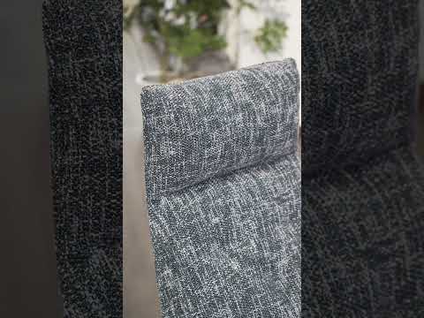 Video showcasing the Arezzo Lounge Chair with cotton and linen blend upholstery, high rebound sponge, carbon steel legs, and swivel base, highlighting its modern design, comfort, and versatile functionality.