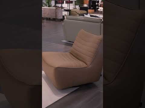 Robin Leather Swivel Sofa (Pre-order)