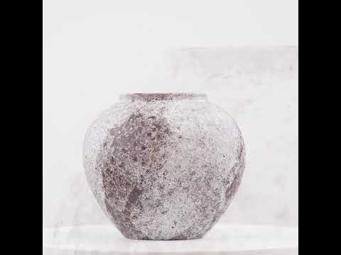 Wintersnow Vase - Round