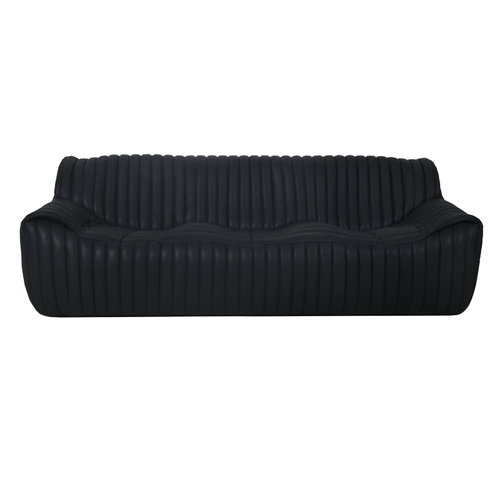 Erfurt 3 seater Sofa - Black