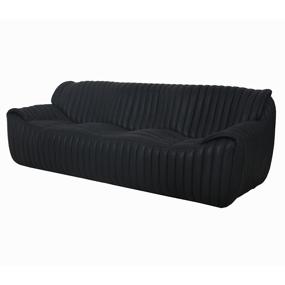 Erfurt 3 seater Sofa - Black