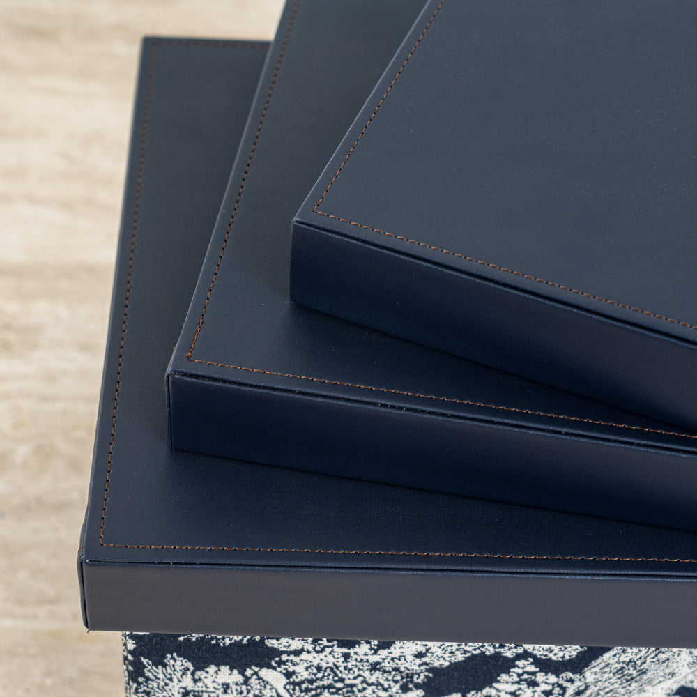 Elegant document storage box crafted with durable materials and artistic detailing.