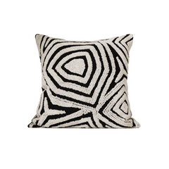 Beige Geo Cushion