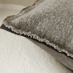 Beige Wool Cushion