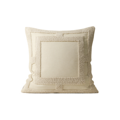 Beige Spiral Cushion