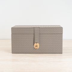 Cato storage box with premium leather-look finish and modern minimalist design.