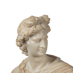 Art resin sculpture of the Greek god Apollo, capturing timeless elegance and ancient Greek artistry.