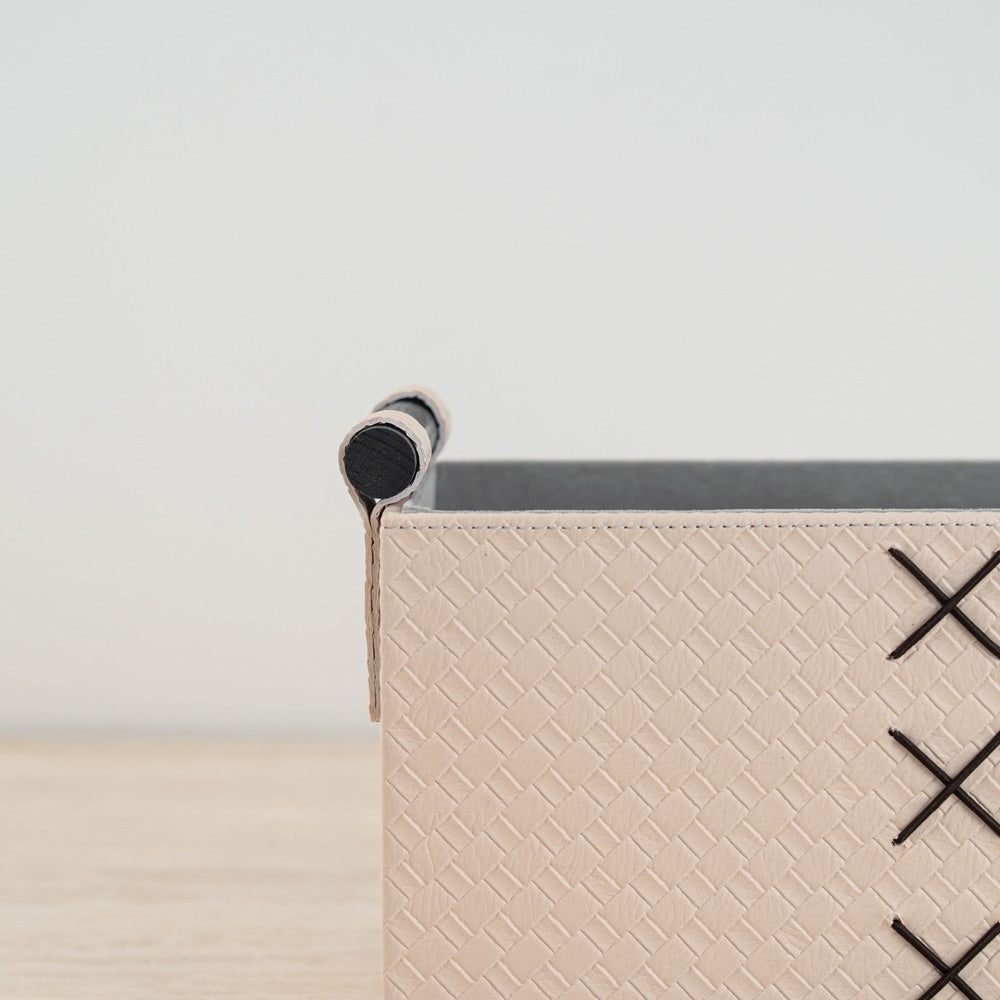 Compact and stylish clothing storage organizer for bedroom or closet.