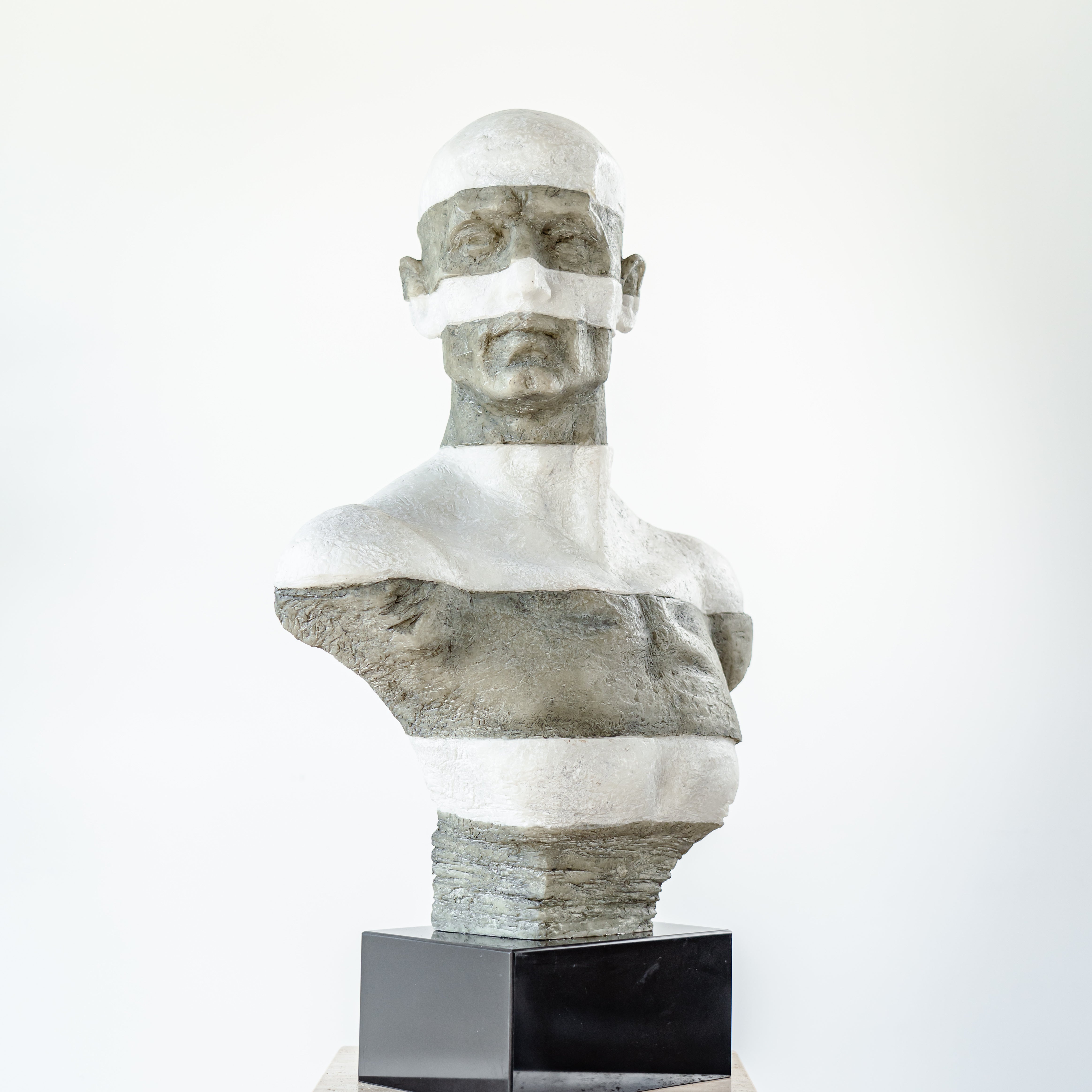 Male Bust Statue