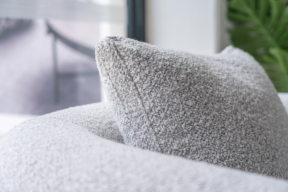 Alborg Grey Boucle Armchair