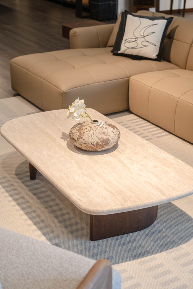 Walter Travertine Coffee Table