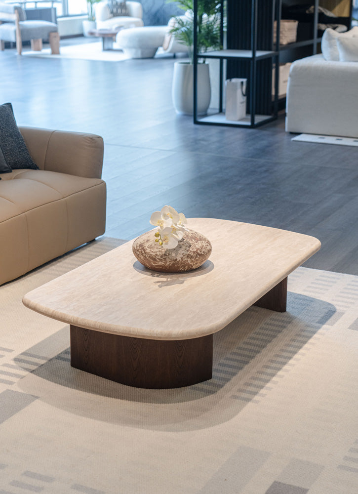 Walter Travertine Coffee Table