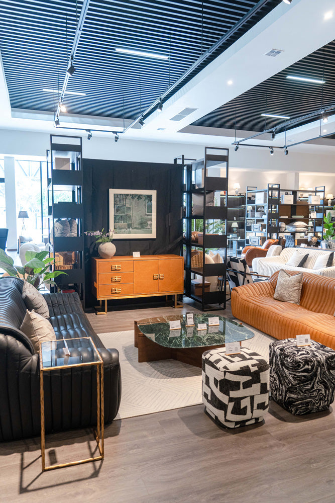 Briston Leather Sideboard