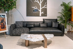 Noto 4 Seater Leather Sofa