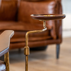 Cassis Leather Armchair