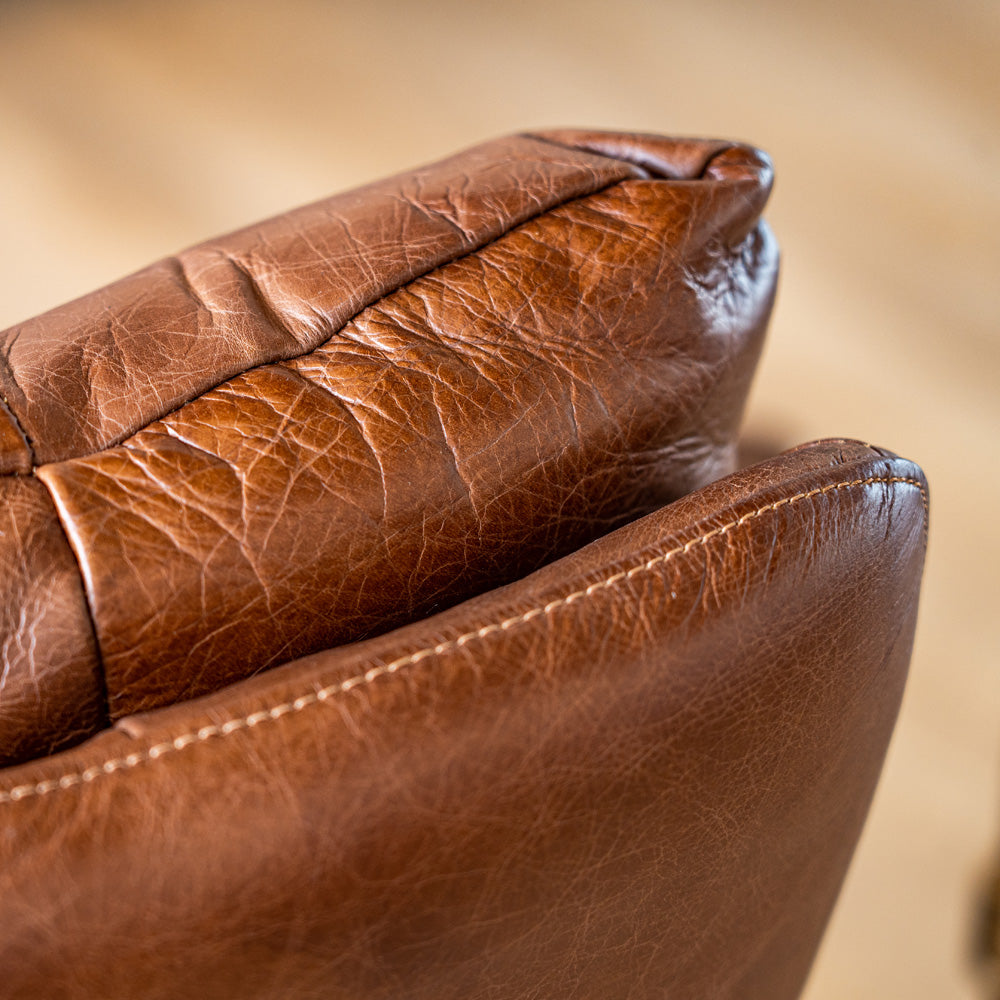 Cassis Leather Armchair