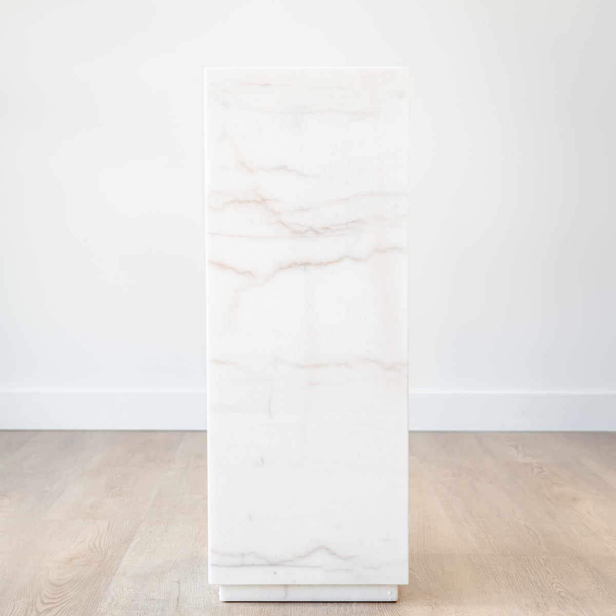 White Marble Plinth
