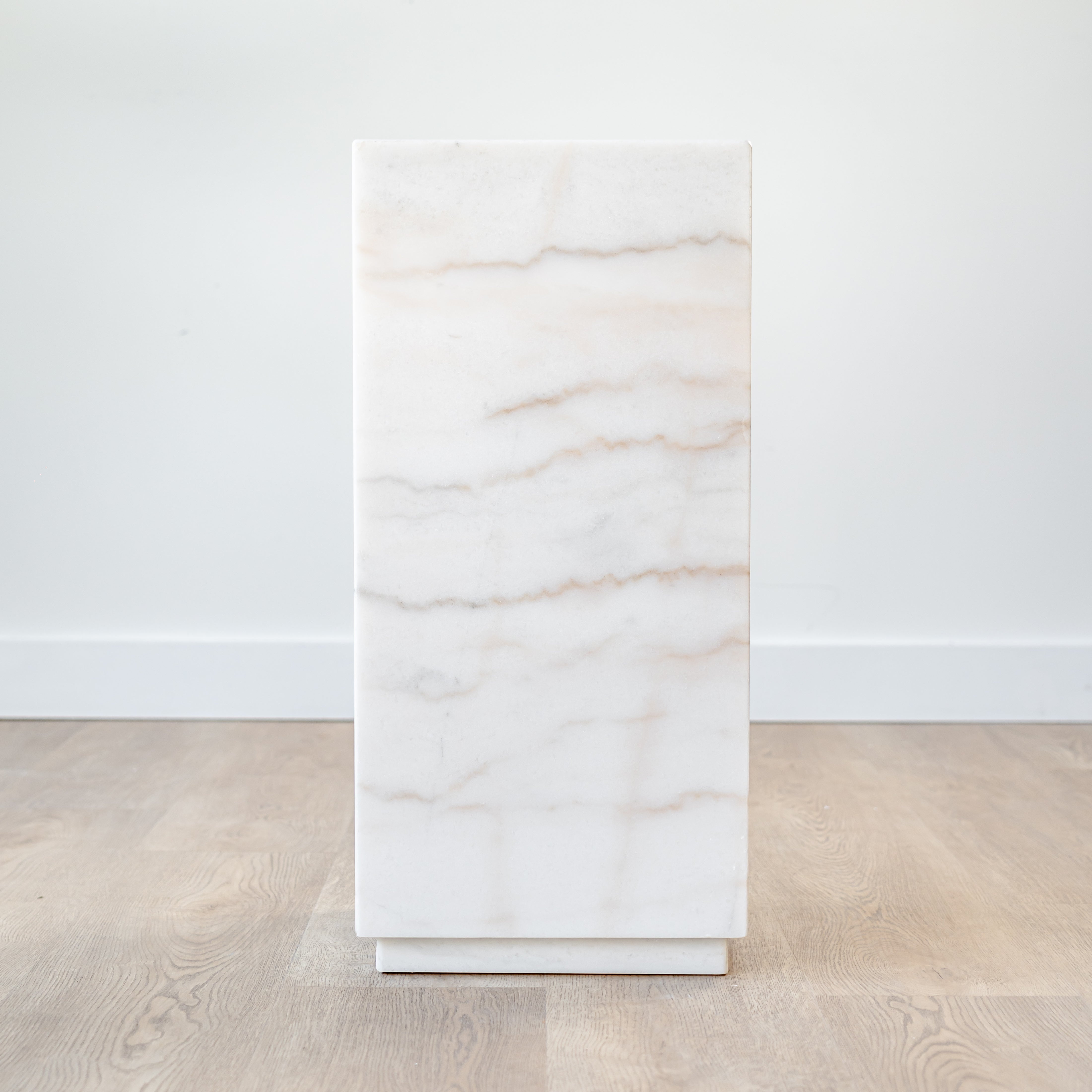 White Marble Plinth