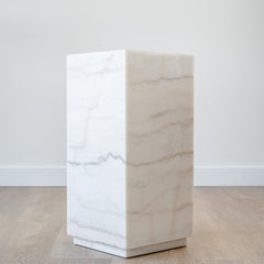 White Marble Plinth