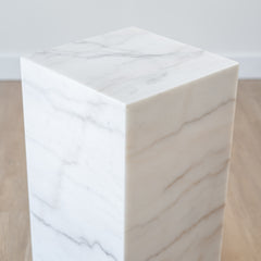 White Marble Plinth
