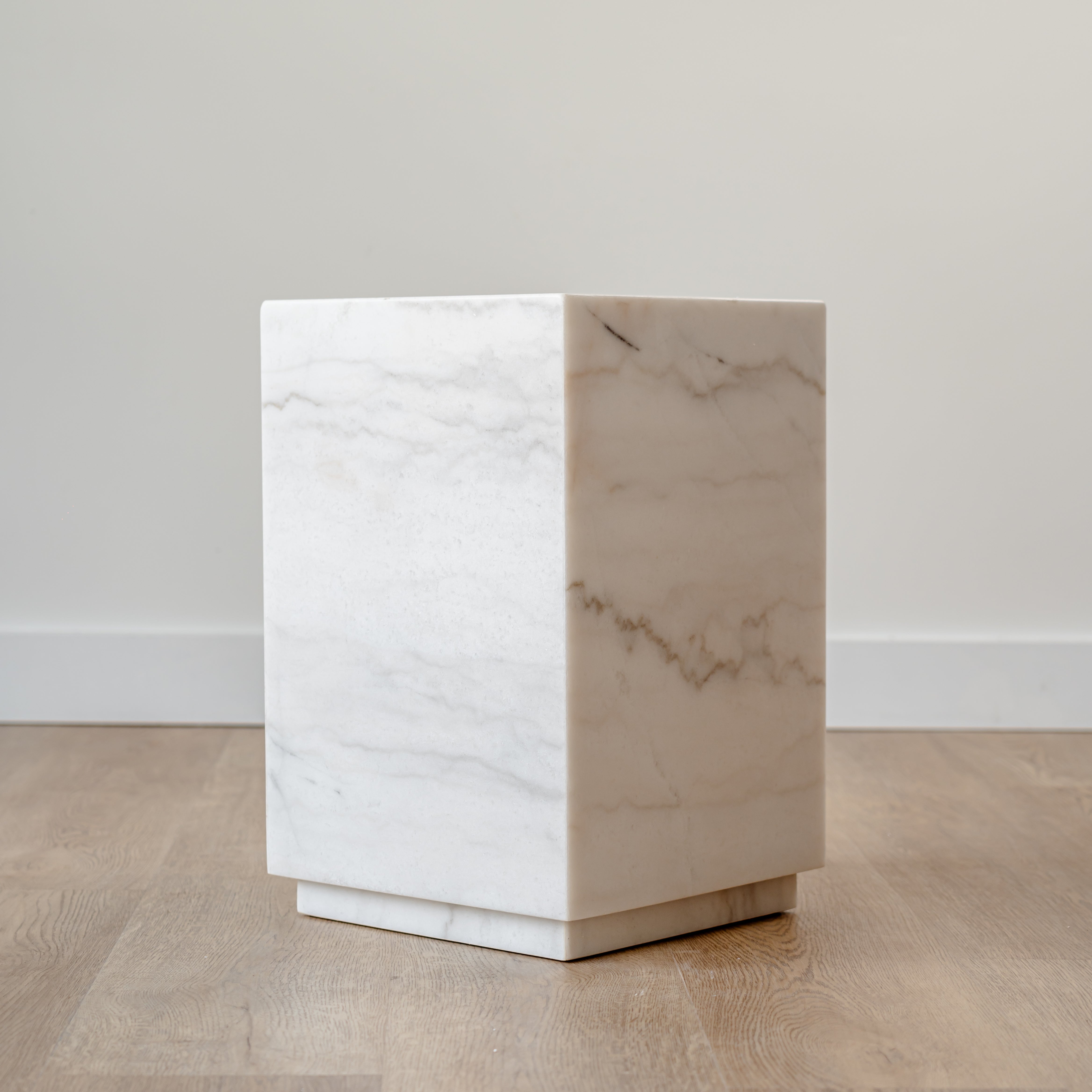 White Marble Plinth