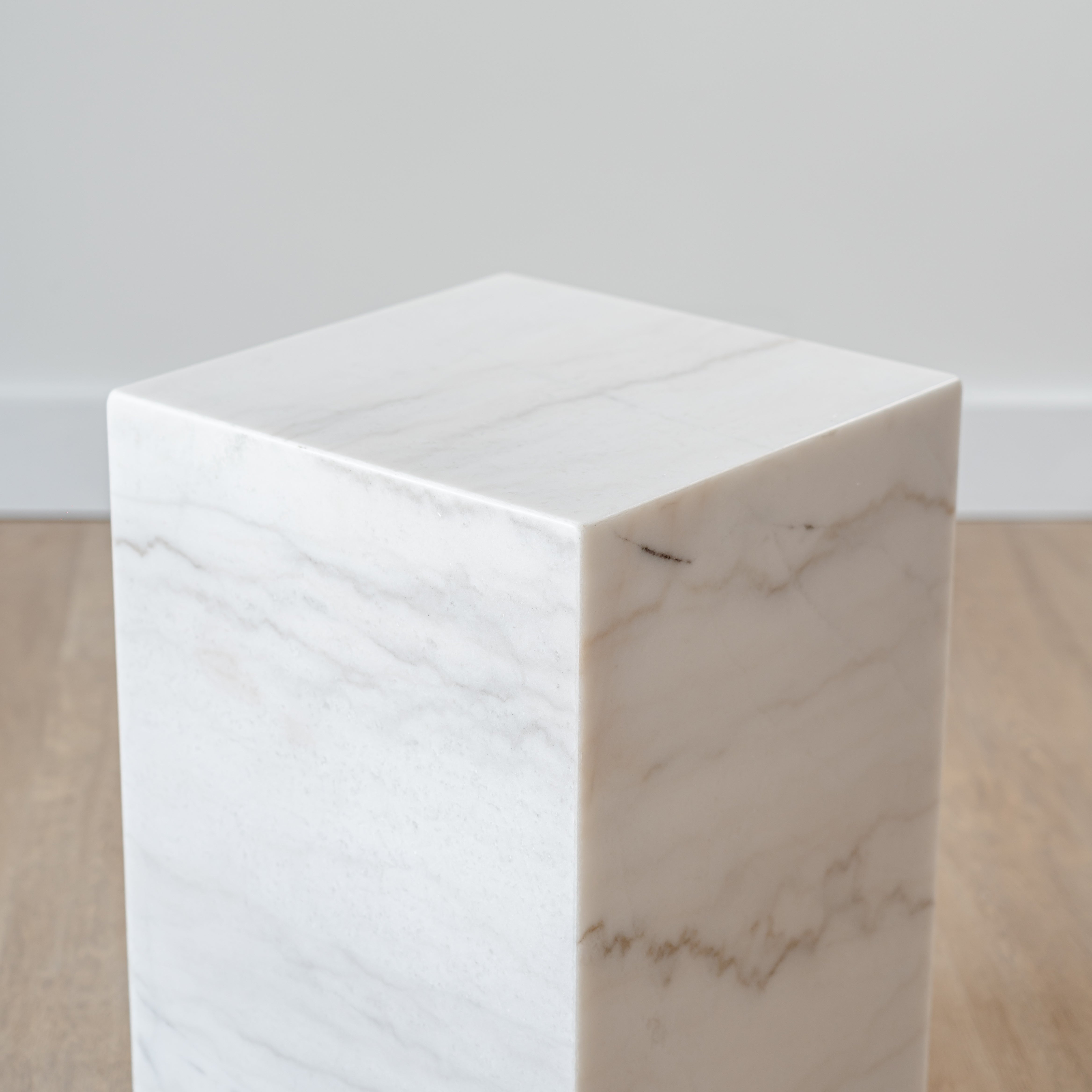 White Marble Plinth