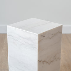 White Marble Plinth