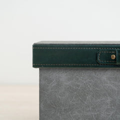 Minimalist luxury storage chest designed for documents, accessories, and tech essentials.