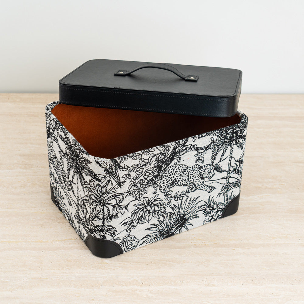 Versatile home storage box combining style, practicality, and refined modern aesthetics.