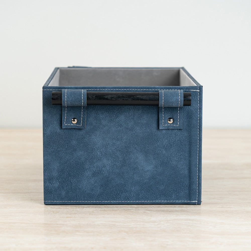 Functional storage box designed for versatile home and office use.