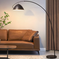 Luz Arc Black Floor Lamp