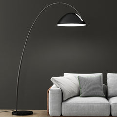 Luz Arc Black Floor Lamp