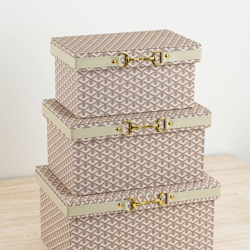 Multi-purpose elegant storage box for jewelry, keepsakes, or stationery.