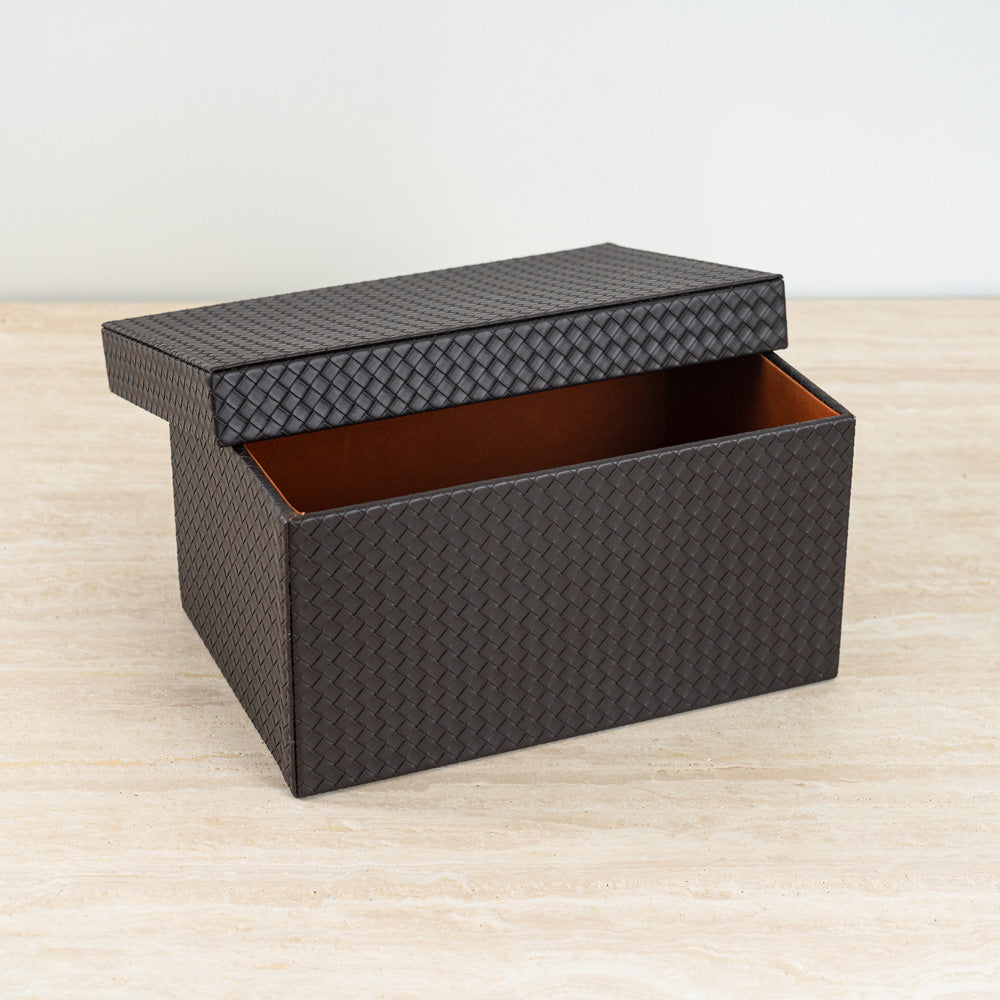 Luxury woven organizer for jewelry, accessories, and everyday essentials