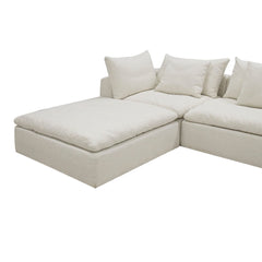 The Kali 4-Seater Sofa featuring a refined minimalist design with structured upholstery, soft texture, and timeless elegance for modern interiors.