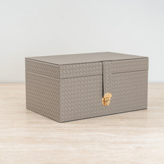 Minimalist storage organizer designed for home, office, or luxury décor.