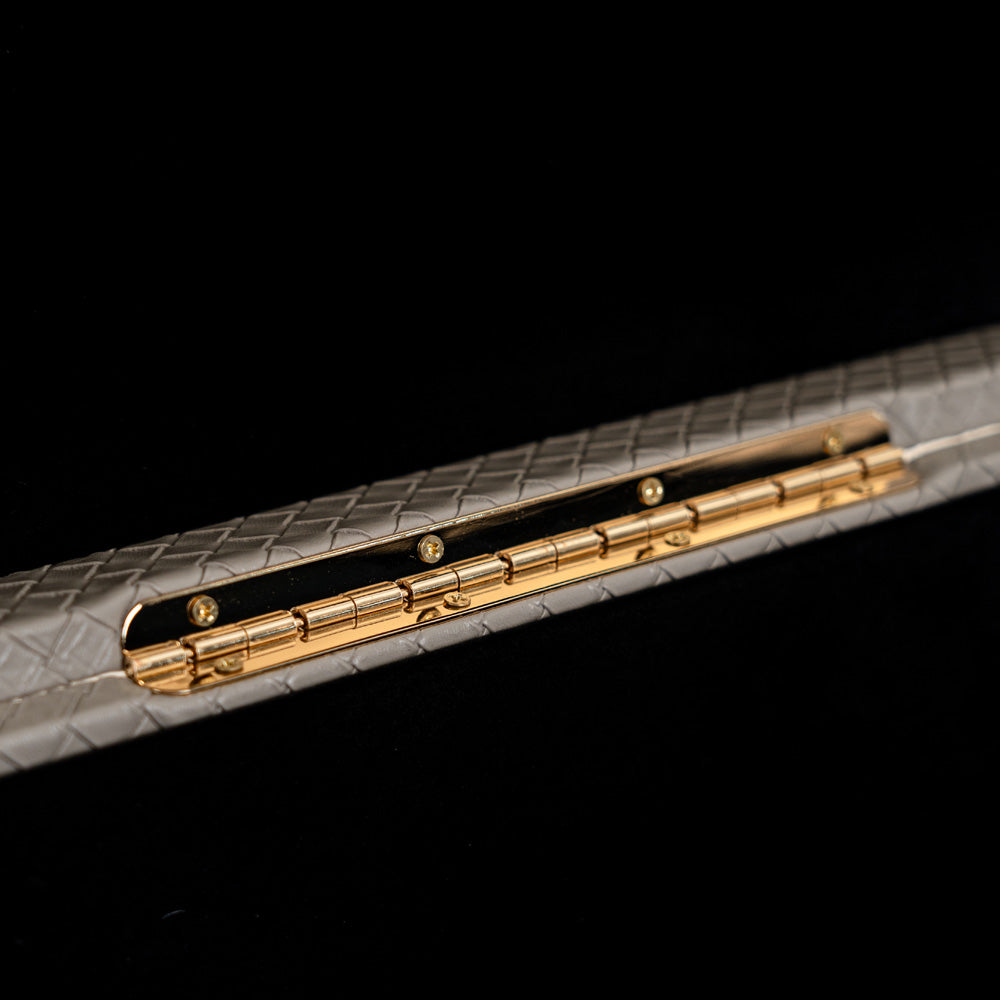 Compact decorative storage box ideal for modern interior design.