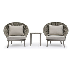 Modern Simple Style Metal Gray Sofa for 3 People/Seats 1, UV Resistant, Cushion, 1 Piece, Object Options 1-Seater Sofa