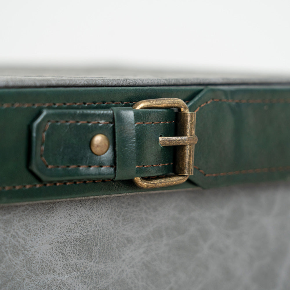 Stylish desktop organizer box combining minimalist design with practical functionality.