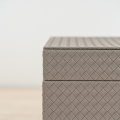 Sleek decorative storage chest ideal for jewelry, documents, and everyday items.