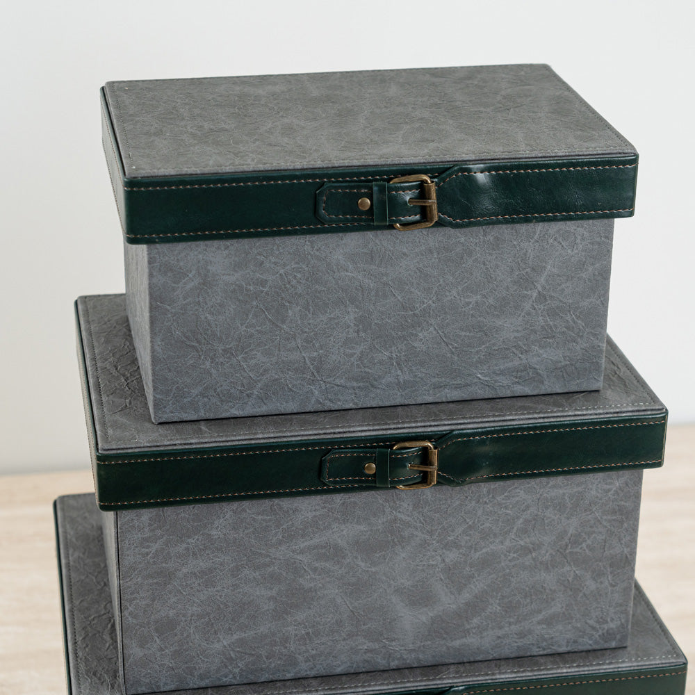 Elegant modern box suitable for organizing accessories, keepsakes, and documents.