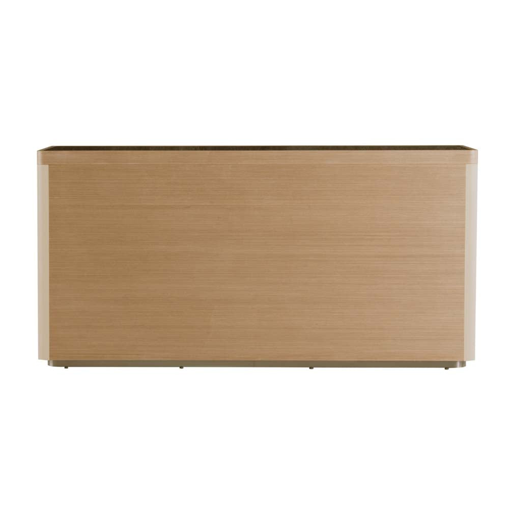 Oberlin 8 Drawer Dresser MDF Veneer Leather Accents