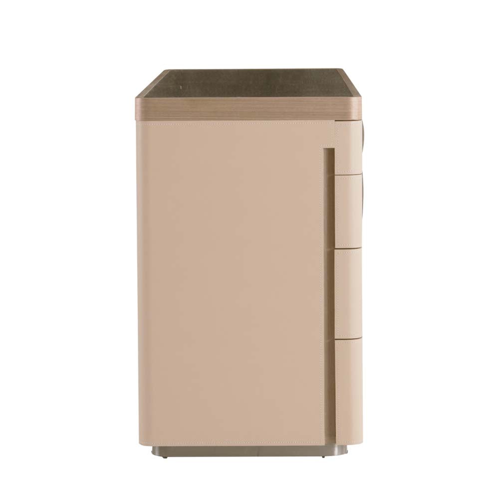 Stylish chest of drawers featuring 8 compartments for daily essentials, jewelry, and clothing, offering versatile storage for contemporary homes.