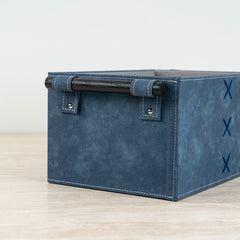 Closet or dresser storage box in a modern, neutral-toned design.