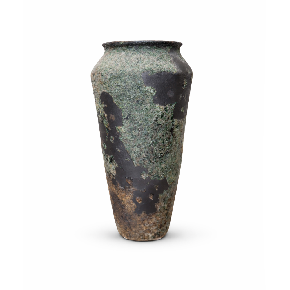Verdant Patina Vase